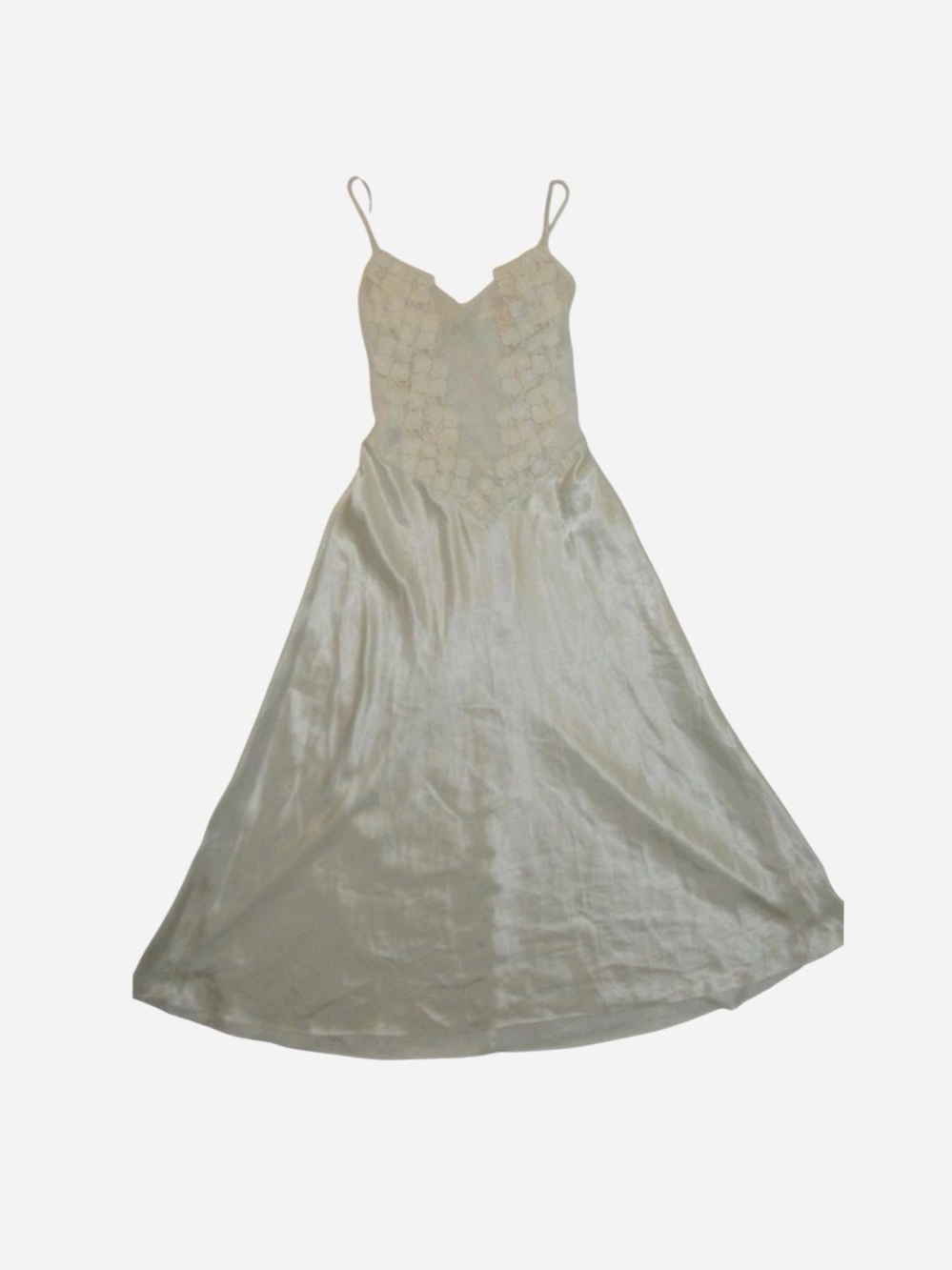 flora - maxi slip dress with floral detailing and tie back